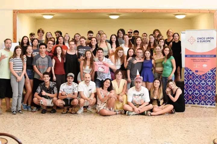 Participants of the Once upon a Europe youth exchange